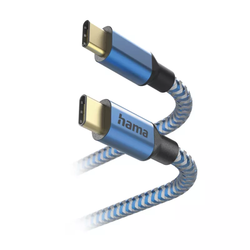 Hama Atspindintis USB laidas USB 2.0 1,5 m USB C Mėlynas