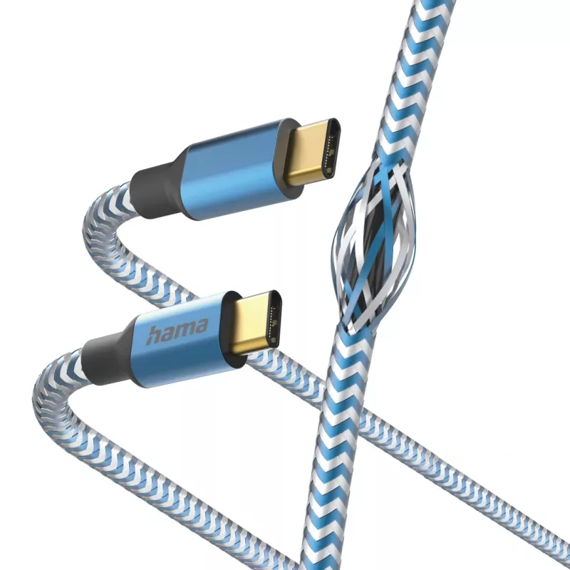 Hama Atspindintis USB laidas USB 2.0 1,5 m USB C Mėlynas