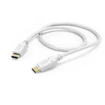 Hama įkrovimo laidas, USB-C - USB-C, 1,5 m, baltas