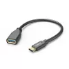 Hama 00201605 USB kabelis USB 3.2 Gen 1 (3.1 Gen 1) 0,15 m USB C USB A juodas