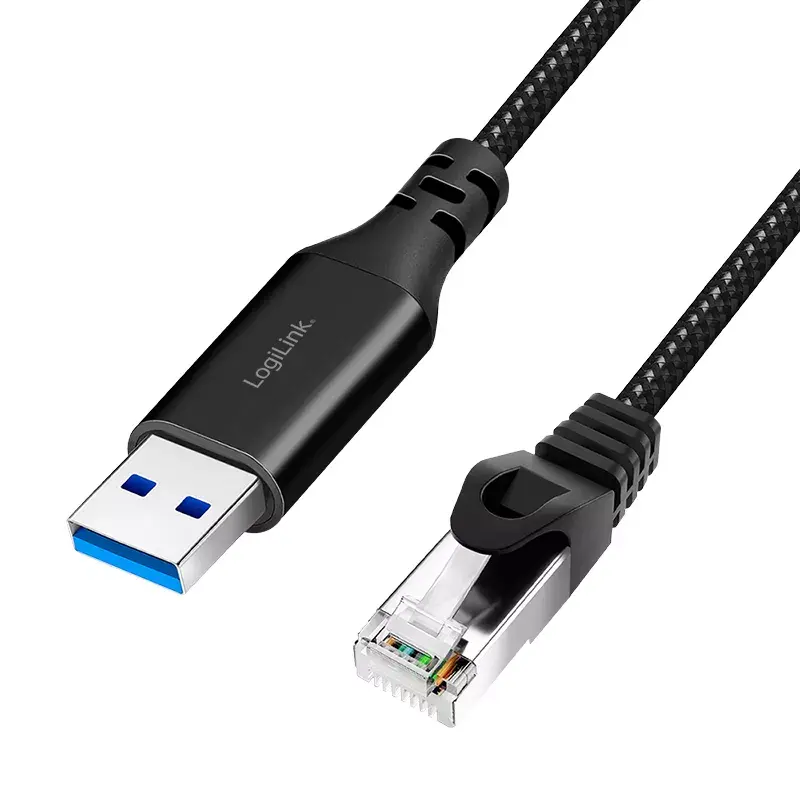 Tinklo kabelis LogiLink CU0400 RJ-45 Cat6 1 m juodas