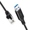 Tinklo kabelis LogiLink CU0402 RJ-45 Cat6 2 m juodas