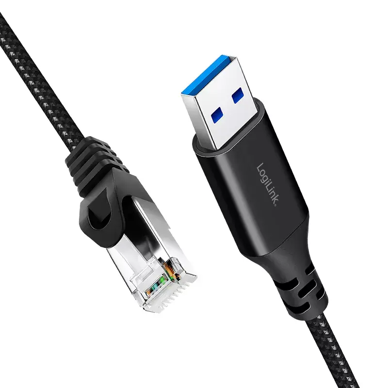 Tinklo kabelis LogiLink CU0407 RJ-45 Cat6 15 m Juodas