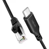 Tinklo kabelis LogiLink CU0410 RJ-45 Cat6 1 m Juodas