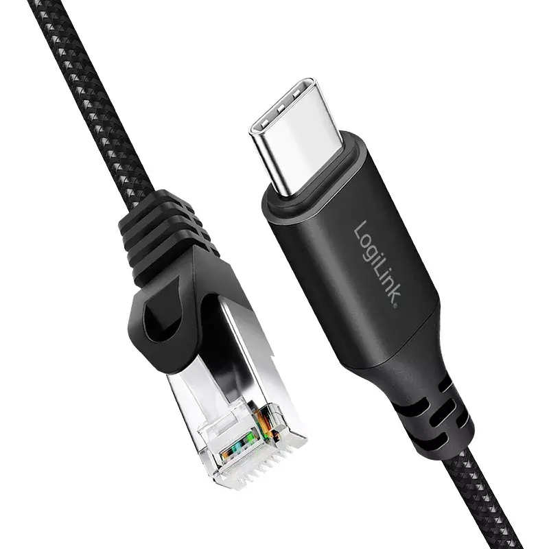 Tinklo kabelis LogiLink CU0414 RJ-45 Cat6 5 m Juodas
