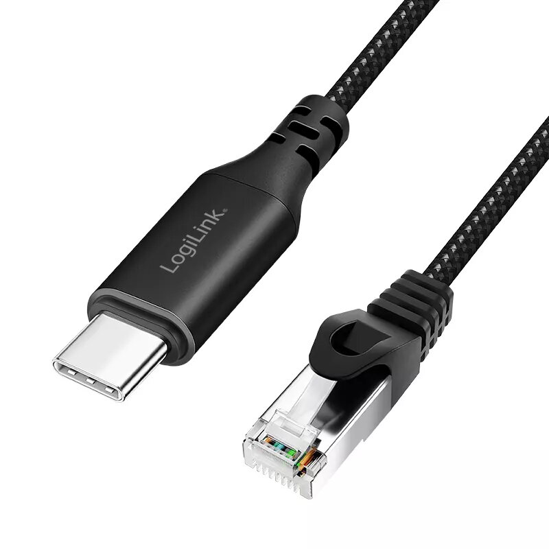Tinklo kabelis LogiLink CU0414 RJ-45 Cat6 5 m Juodas