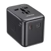 Maitinimo kištuko adapteris UNITEK P1122ABK01 Universalus Juodas C, G, I tipo