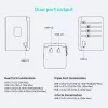 Maitinimo kištuko adapteris UNITEK P1122ABK01 Universalus Juodas C, G, I tipo