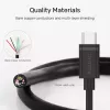 USB C į USB C kabelis Unitek Y-C477BK01-2M, USB 3.2 Gen 1, 2 m, 5 Gbit/s, PD 60 W, juodas
