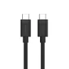 USB C į USB C kabelis Unitek Y-C477BK01-2M, USB 3.2 Gen 1, 2 m, 5 Gbit/s, PD 60 W, juodas
