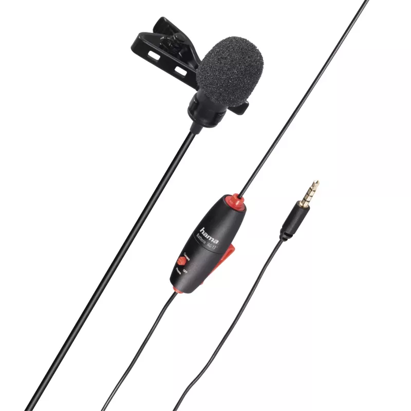 Hama Smart Juoda prisegamas mikrofonas