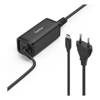 Hama 00200023 maitinimo adapteris 65W juodas vidaus patalpoms nešiojamiesiems kompiuteriams