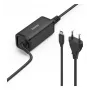 Hama 00200023 maitinimo adapteris 65W juodas vidaus patalpoms nešiojamiesiems kompiuteriams