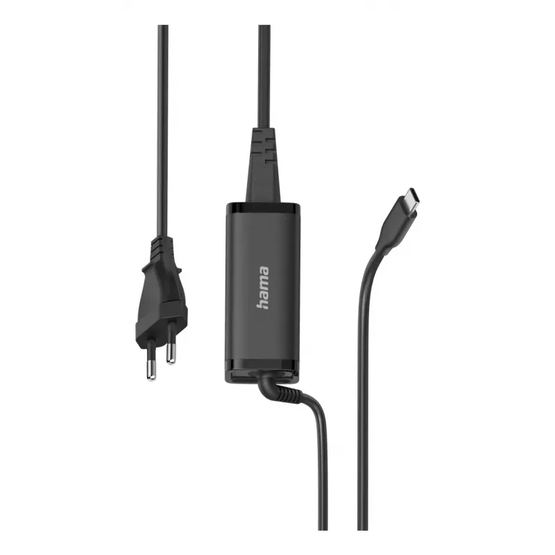Hama 00200023 maitinimo adapteris 65W juodas vidaus patalpoms nešiojamiesiems kompiuteriams