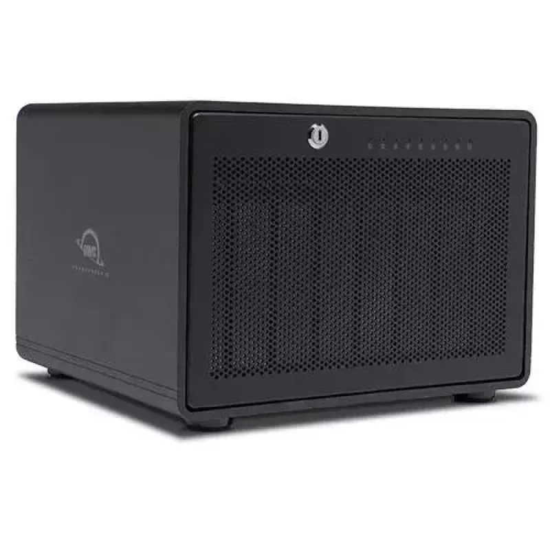 OWC ThunderBay 8 diskų masyvas stalinis juodas 8 diskams HDD SSD