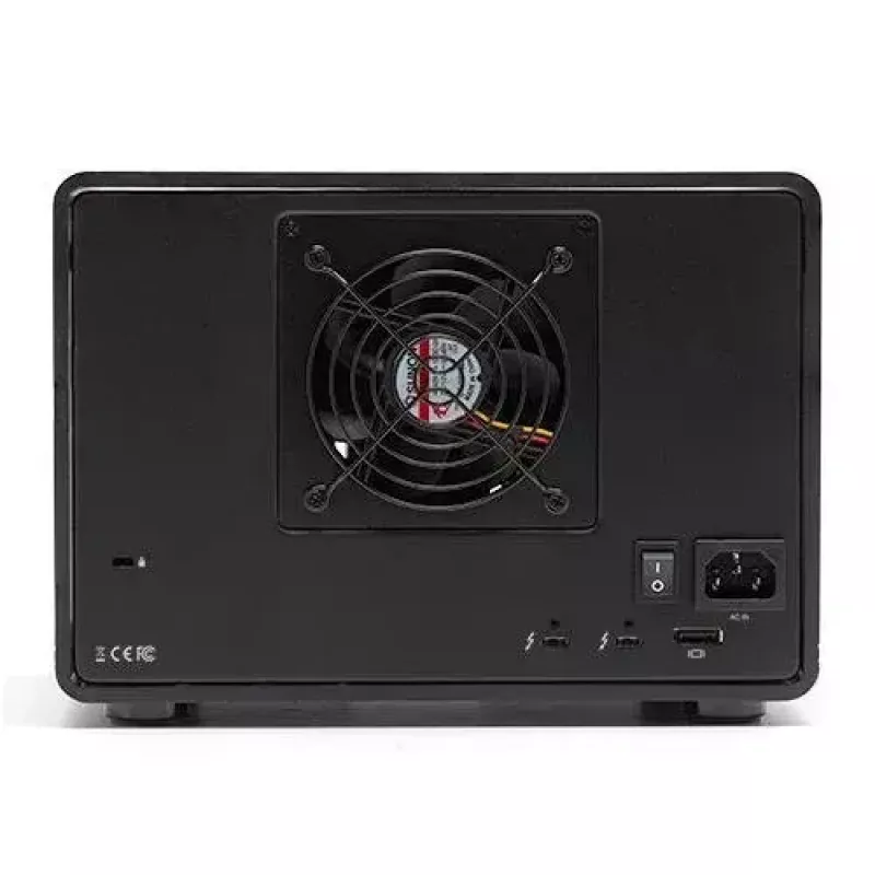 OWC ThunderBay 8 diskų masyvas stalinis juodas 8 diskams HDD SSD