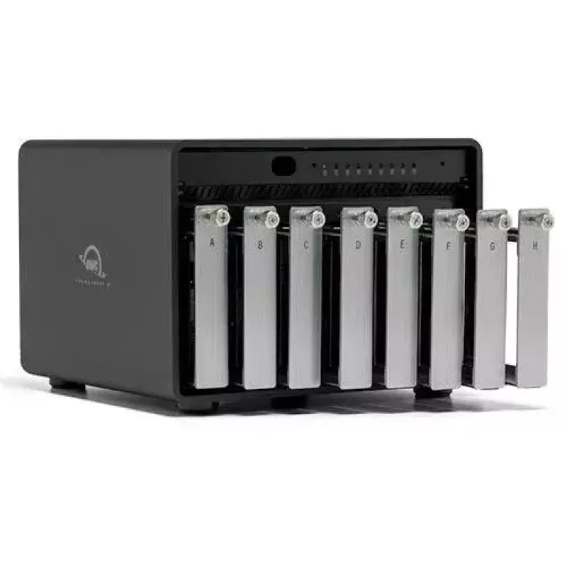 OWC ThunderBay 8 diskų masyvas stalinis juodas 8 diskams HDD SSD