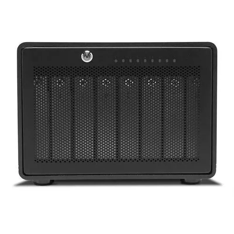OWC ThunderBay 8 diskų masyvas stalinis juodas 8 diskams HDD SSD
