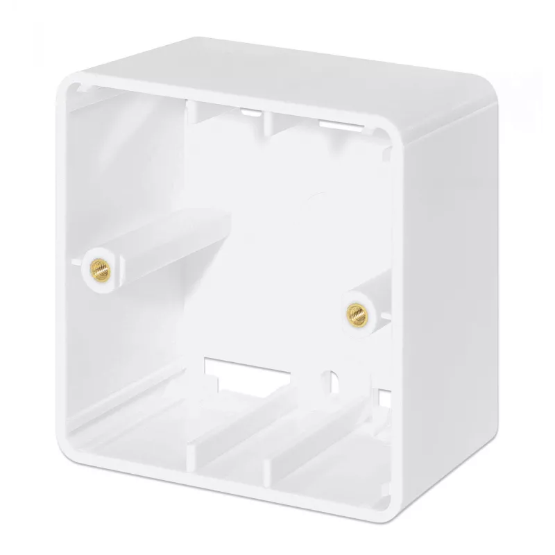Intellinet paviršinio montavimo dėžutė 771900 771917 80x80x45mm Signal White RAL9003
