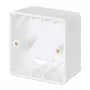Intellinet paviršinio montavimo dėžutė 771900 771917 80x80x45mm Signal White RAL9003