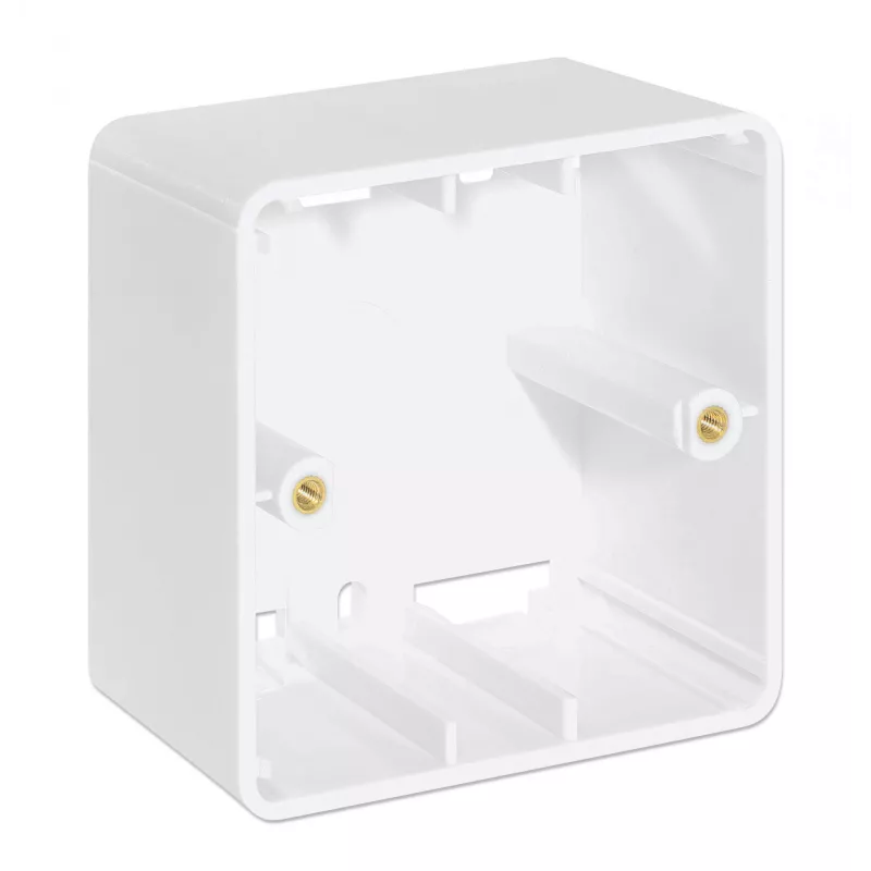Intellinet paviršinio montavimo dėžutė 771900 771917 80x80x45mm Signal White RAL9003