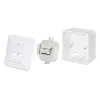 Intellinet paviršinio montavimo dėžutė 771900 771917 80x80x45mm Signal White RAL9003