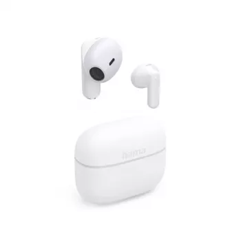 Hama Freedom Light II ausinės True Wireless Stereo (TWS) Į ausis įdedamos Skambučiai/Muzika Bluetooth Balta