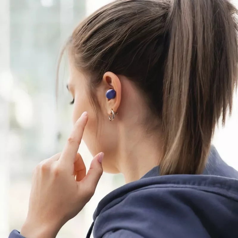 Hama Freedom Buddy II Ausinės True Wireless Stereo (TWS) Į ausis Skambučiai/Muzika Bluetooth Mėlyna