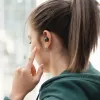 Hama Freedom Buddy II ausinės, tikras belaidis stereofoninis (TWS) Į ausis įdedamos Skambučiai / Muzika Bluetooth Juoda