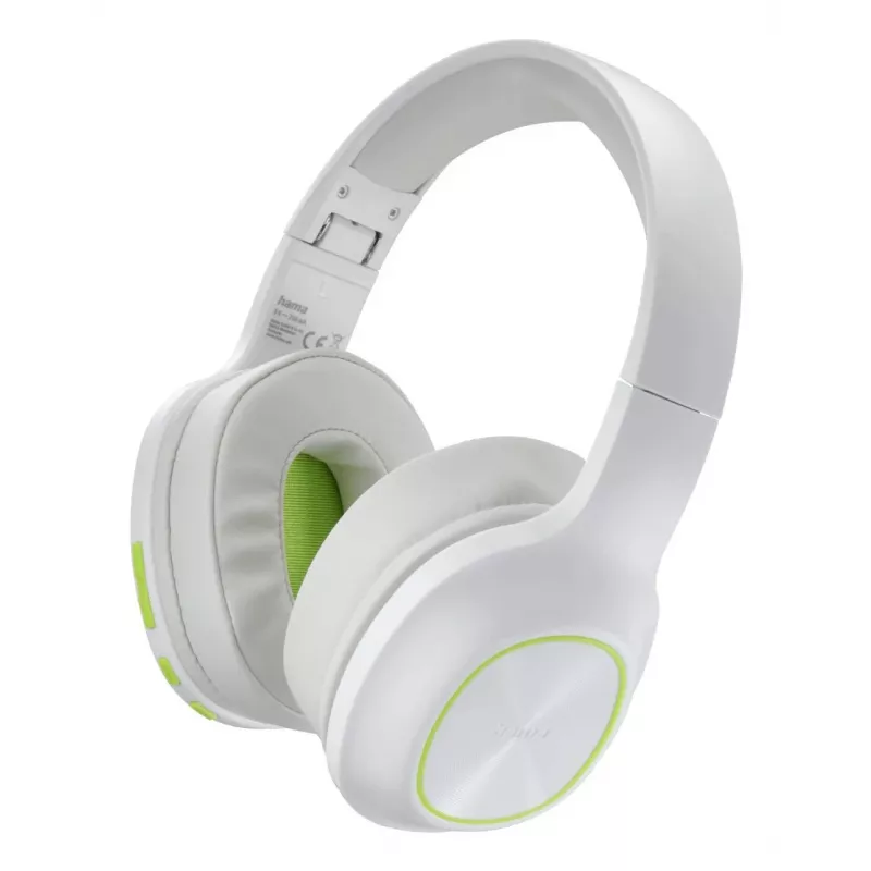 Hama Spirit Calypso III ausinės belaidės ant galvos skambučiams / muzikai Bluetooth žalia, balta
