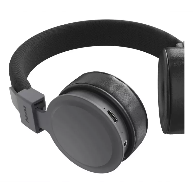 Hama Freedom Lit III ausinės belaidės ant galvos Skambučiai / Muzika USB Type-C juoda