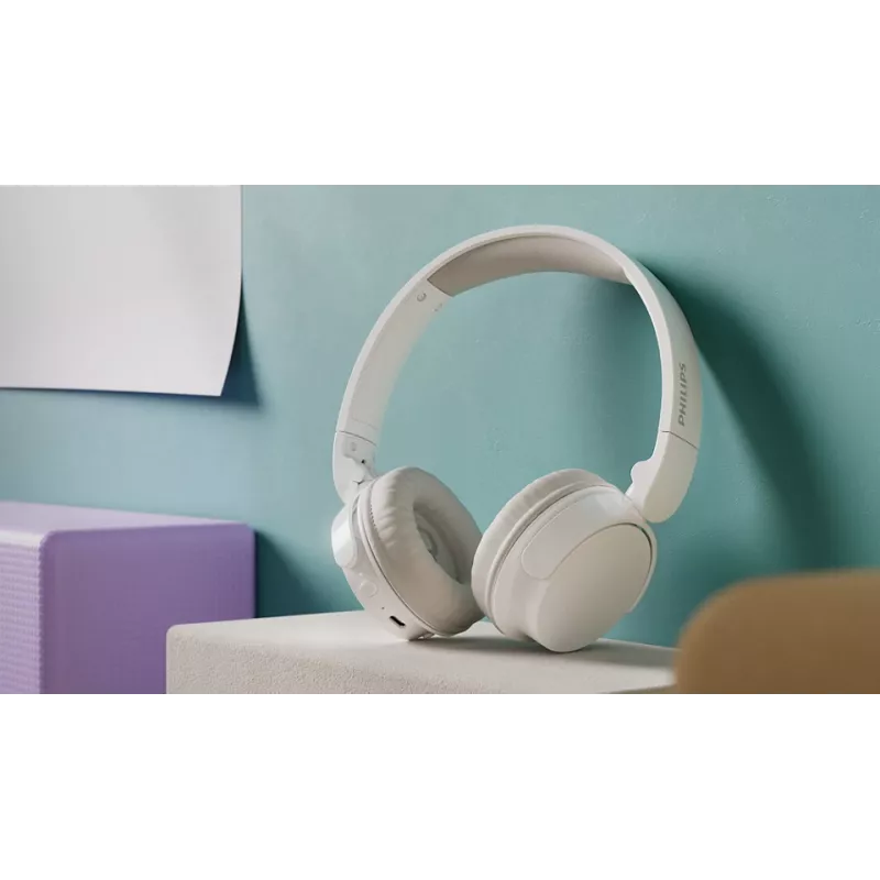 Philips TAH3209WT/00 ausinės / laisvų rankų įranga Belaidis Ausinės ant galvos Skambučiai / muzika Bluetooth Balta