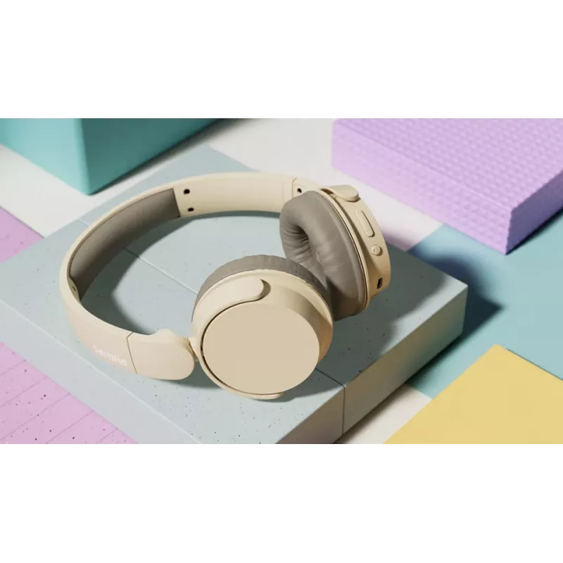 Philips TAH3209BG/00 ausinės / laisvų rankų įranga Belaidė Ant galvos Skambučiai / muzika Bluetooth Smėlio spalvos