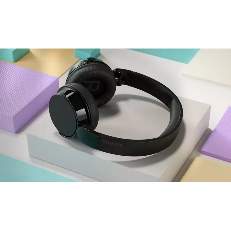 Philips 4000 serijos TAH4209BK/00 ausinės / laisvų rankų įranga Belaidis Srieginis Skambučiai / Muzika Bluetooth Juoda