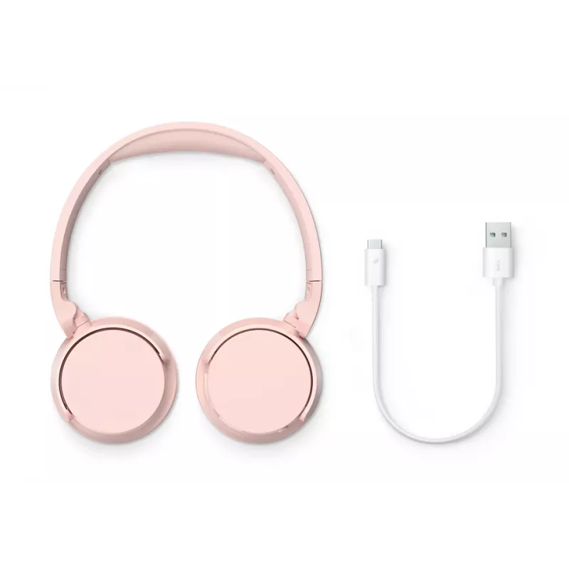 Philips 4000 series TAH4209PK/00 ausinės / laisvų rankų įranga Belaidis Ant galvos Skambučiai / Muzika Bluetooth Rožinė