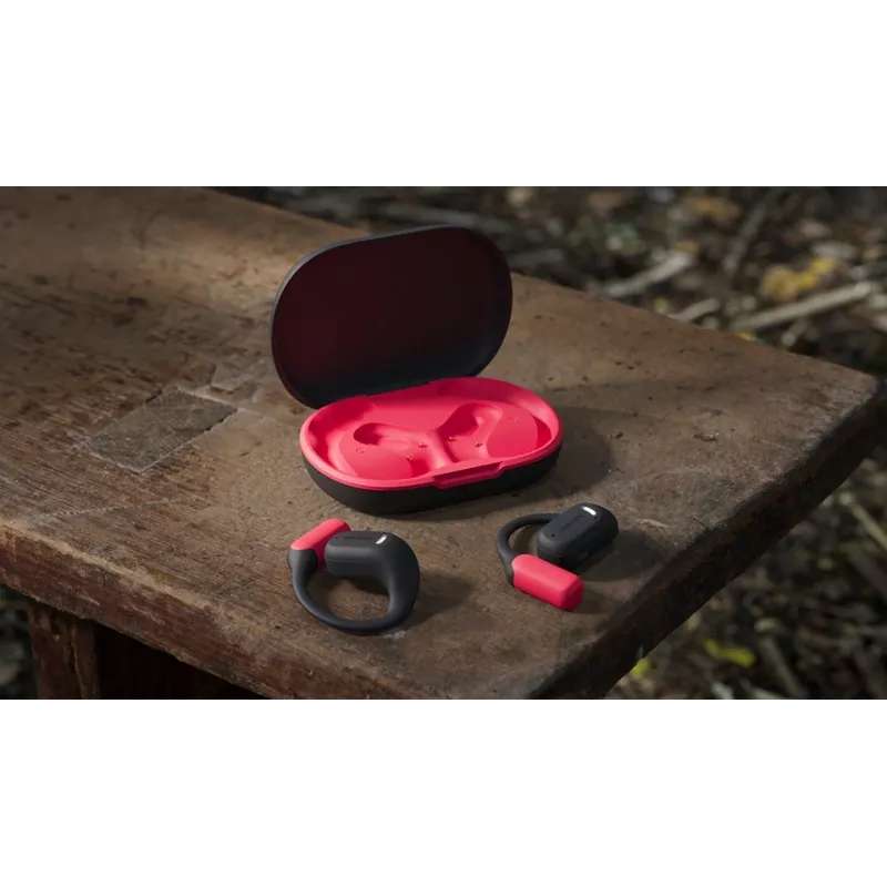 Philips 6000 serijos TAA6709BK/00 ausinės / headset True Wireless Stereo (TWS) Ausų kabliukai Sportinės Bluetooth Juoda, Raudona