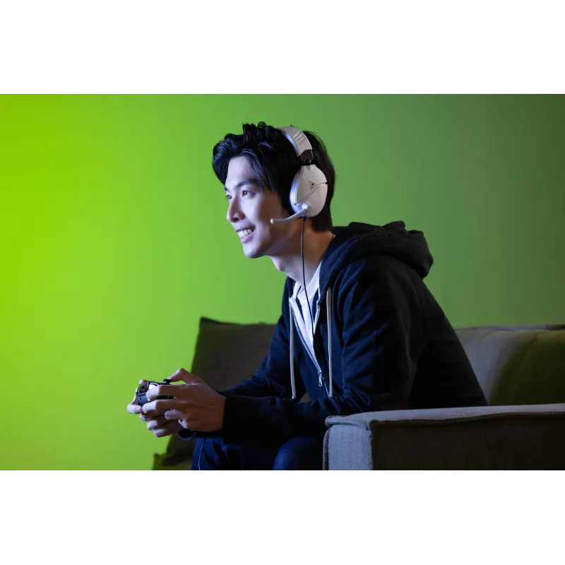 Turtle Beach Recon 70 White Xbox laidinės žaidimų ausinės. Oficialiai licencijuotos, skirtos Xbox Series X arba S ir Xbox One