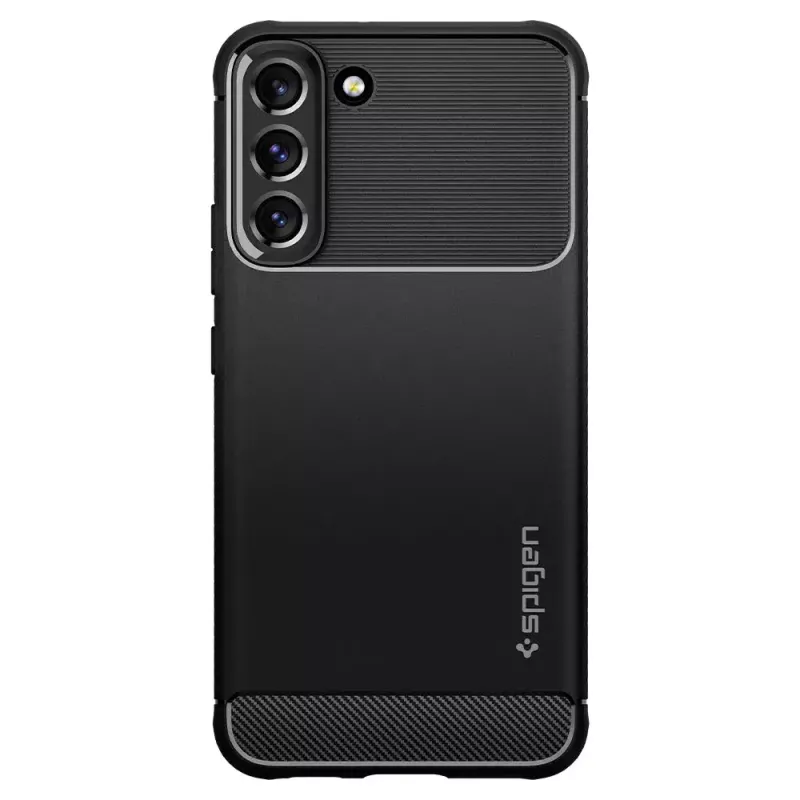 Spigen Rugged Armor mobiliojo telefono dėklas Juodas Galaxy S22 6.1 colio
