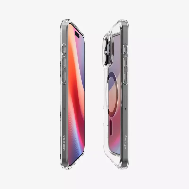 Spigen Ultra Hybrid (MagFit) mobiliojo telefono dėklas Dangtelis Graphite Skaidrus