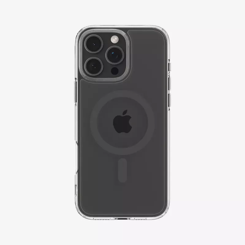 Spigen Ultra Hybrid (MagFit) mobiliojo telefono dėklas Dangtelis Graphite Skaidrus