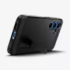Spigen Galaxy S25 dėklas Tough Armor AI juodas dangtelis su stalo stovu