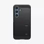 Spigen Galaxy S25 dėklas Tough Armor AI juodas dangtelis su stalo stovu