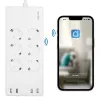 LogiLink Wi-Fi išmanusis kištukinis lizdas 6-jų vietų CEE 7/3 4x USB