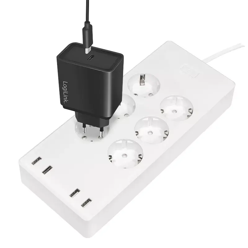 LogiLink Wi-Fi išmanusis kištukinis lizdas 6-jų vietų CEE 7/3 4x USB