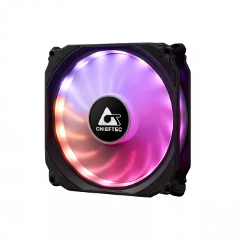 Chieftec CF-3012-RGB kompiuterio aušinimo sistema Kompiuterio korpuso ventiliatorius 12 cm Juoda