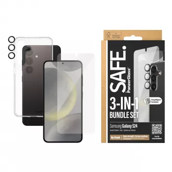 PanzerGlass SAFE. by ® 3-in-1 Bundle Samsung Galaxy S24