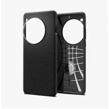 Spigen OnePlus 12 Liquid Air Matte Juoda mobiliojo telefono dėklas 17,3 cm