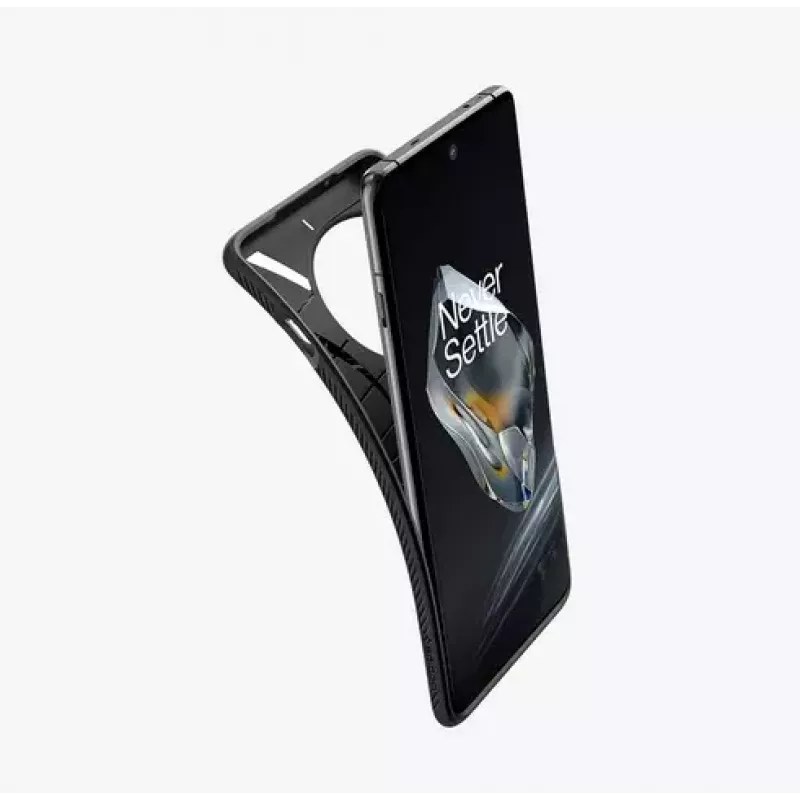 Spigen OnePlus 12 Liquid Air Matte Juoda mobiliojo telefono dėklas 17,3 cm