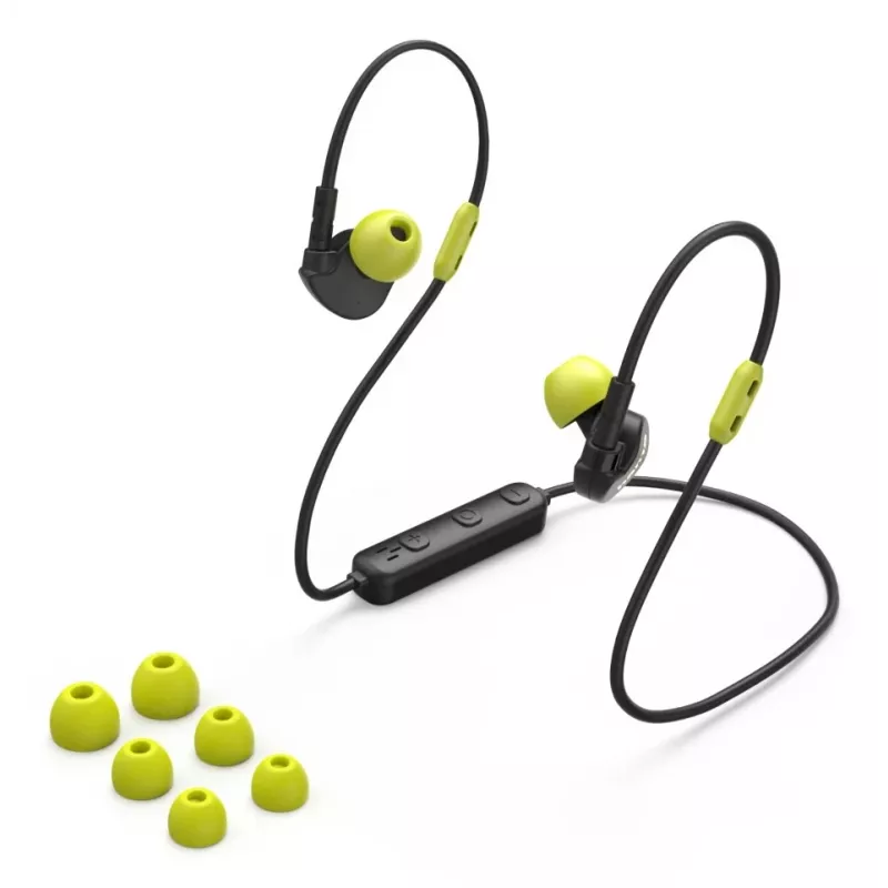 Hama Freedom Athletics III laisvų rankų įranga belaidė į ausis įdedama sportinė Bluetooth juoda, geltona