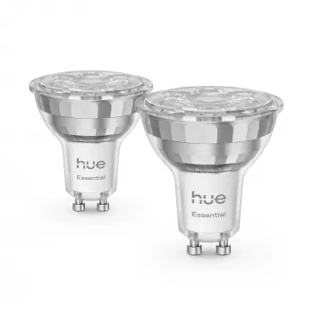 Philips Hue White and colour ambience Essential GU10 – protingas prožektorius – 345 lm – 4,7 W – 2 vnt. pakuotė